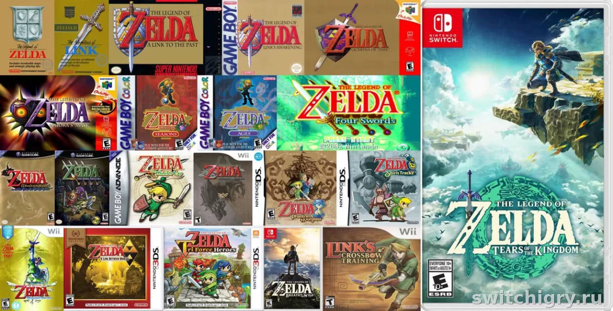 С какой Zelda прошлых поколений начать после Breath of the Wild и Tears of the Kingdom