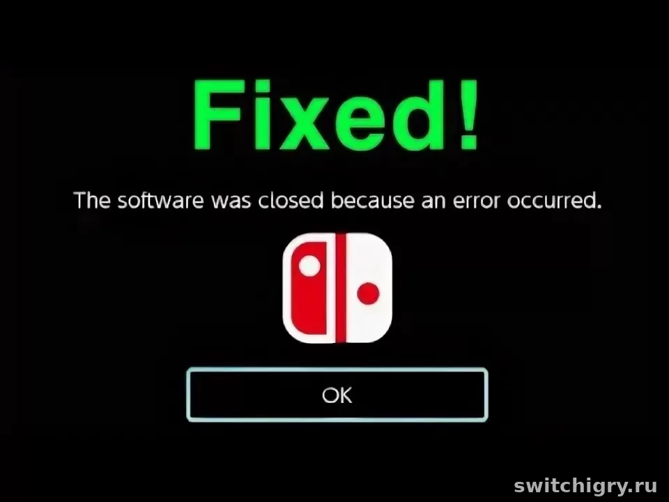 This user cannot play this software на Nintendo Switch: почему игра не запускается у пользователя