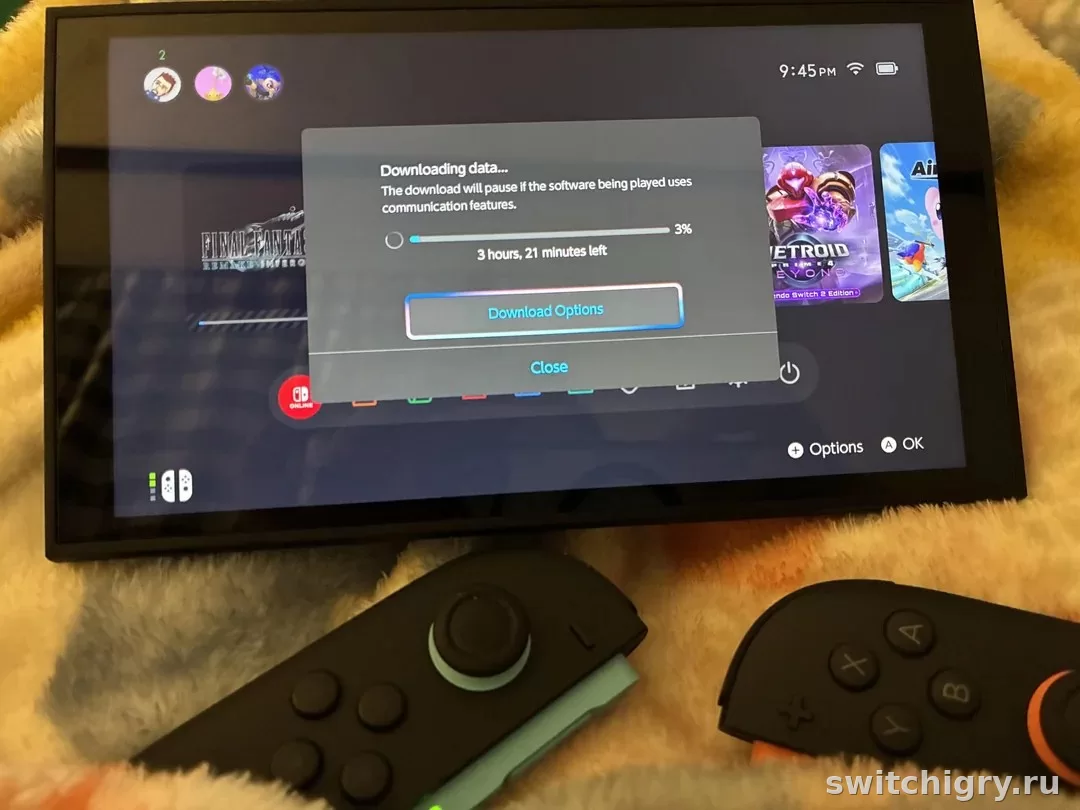Nintendo Switch 2 медленно скачивает игры: как ускорить загрузку