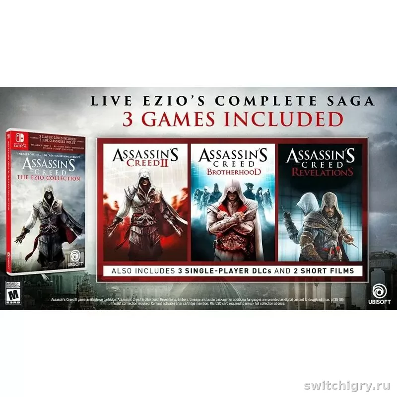 С какой Assassin’s Creed начать на Switch: сборники и порядок игр