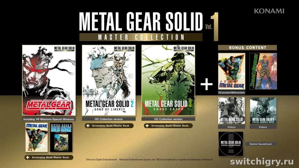 С какой Metal Gear начать на Switch: Master Collection и порядок прохождения
